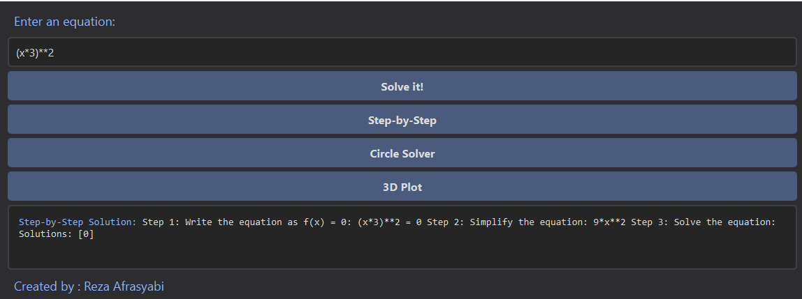 R.A Equation Solver - Step-by-Step Solutions